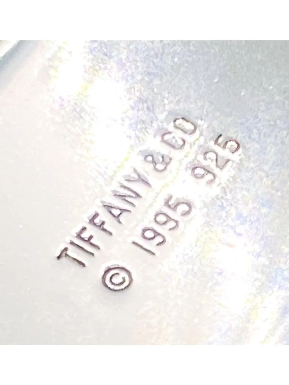 Tiffany & Co Sterling Silver 925 1995 Atlas Groove Money Clip 48.5 x18.3mm